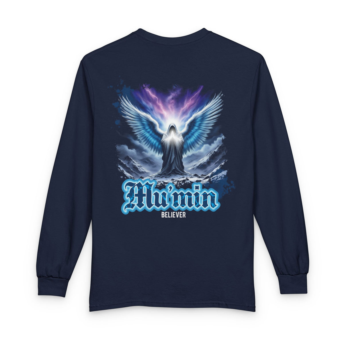 Mu'min - Believer | Myrenium Armour of Angels | Unisex Long Sleeve T-Shirt