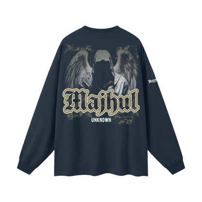 Majhul - Unknown | Myrenium | Oversized Unisex Long Sleeve T-Shirt