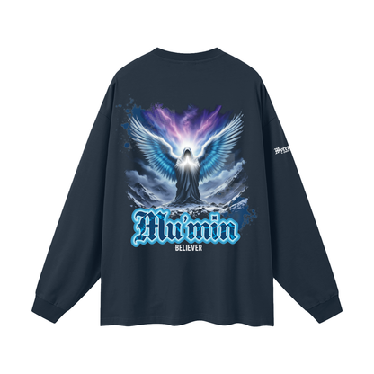 Mu'min - Believer | Myrenium | Oversized Unisex Long Sleeve T-Shirt