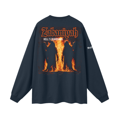 Zabaniyah - Hell's Guardians | Myrenium | Oversized Unisex Long Sleeve T-Shirt