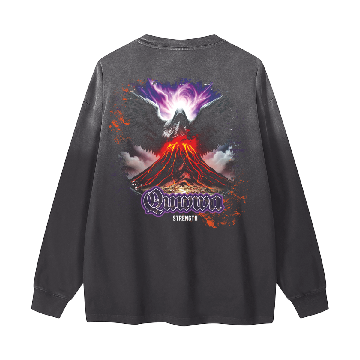 Quwwa - Strength | Myrenium Armour of Angels | Color Degradé Unisex Long Sleeve T-Shirt