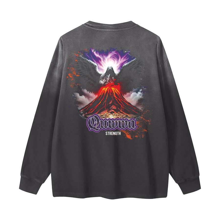Quwwa - Strength | Myrenium Armour of Angels | Color Degradé Unisex Long Sleeve T-Shirt