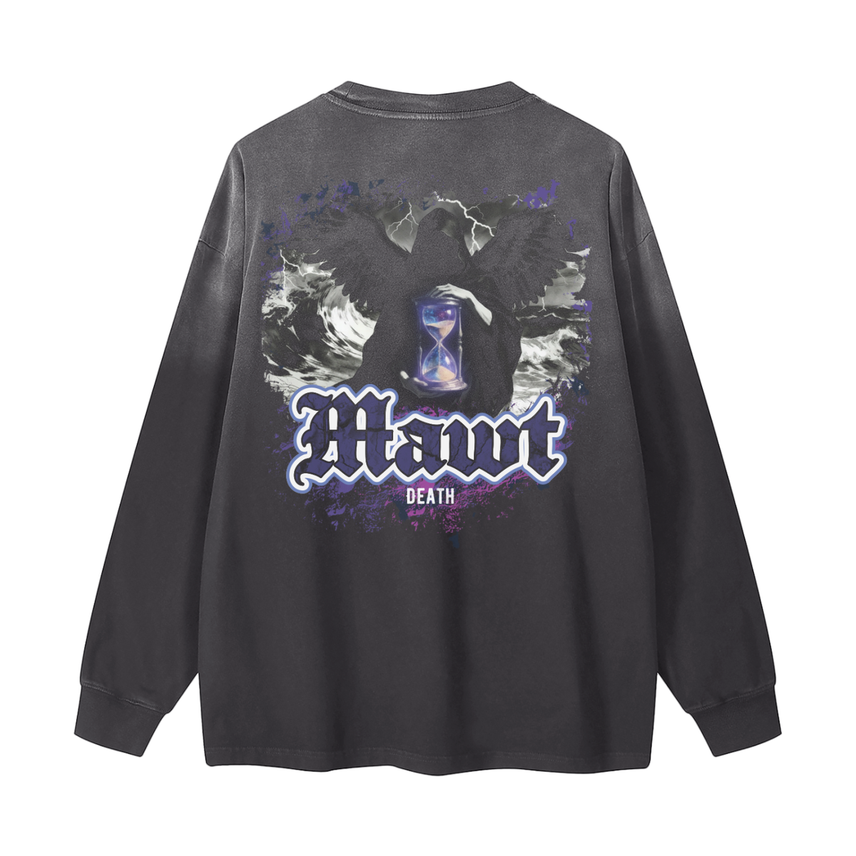 Mawt - Death | Myrenium Armour of Angels | Color Degradé Unisex Long Sleeve T-Shirt