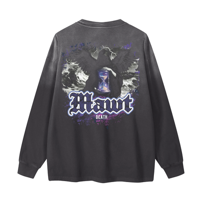 Mawt - Death | Myrenium Armour of Angels | Color Degradé Unisex Long Sleeve T-Shirt