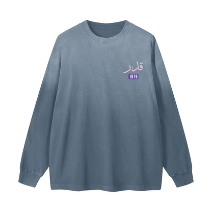 Qadar - Predestined | Myrenium Armour of Angels | Color Degradé Unisex Long Sleeve T-Shirt