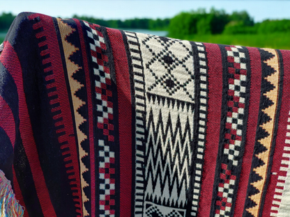 Al-Sadu Woven Blanket handcrafted traditional home décor throw