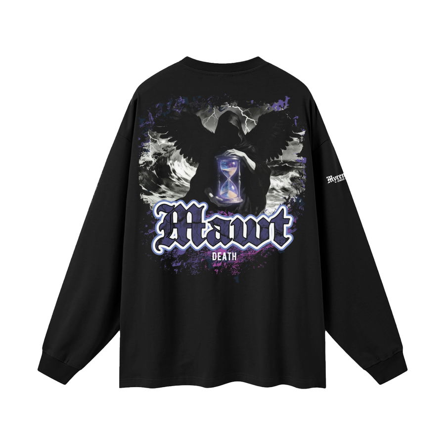 Mawt - Death | Myrenium | Oversized Unisex Long Sleeve T-Shirt