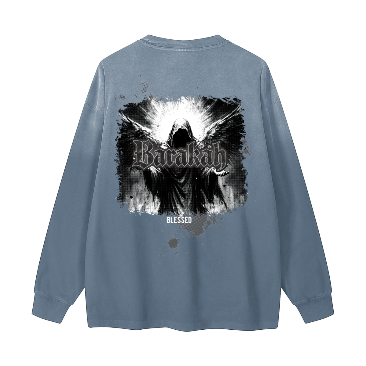 Barakah - Blessed | Myrenium Armour of Angels | Color Degradé Unisex Long Sleeve T-Shirt