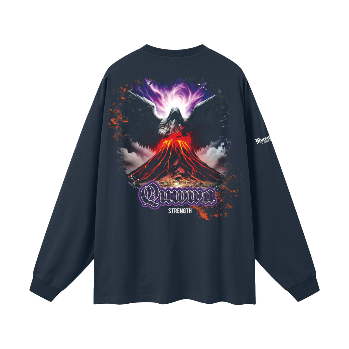 Quwwa | Myrenium | Oversized Unisex Long Sleeve T-Shirt