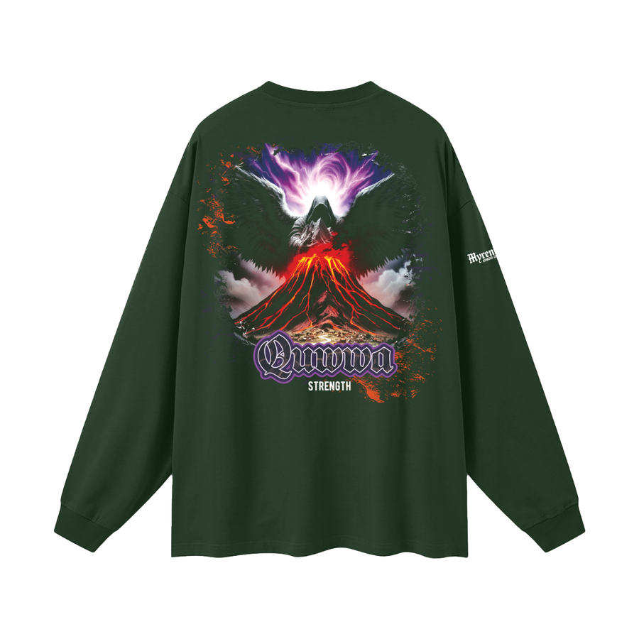 Quwwa - Strength | Myrenium | Oversized Unisex Long Sleeve T-Shirt