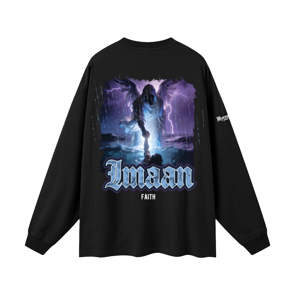 Imaan | Myrenium | Oversized Unisex Long Sleeve T-Shirt