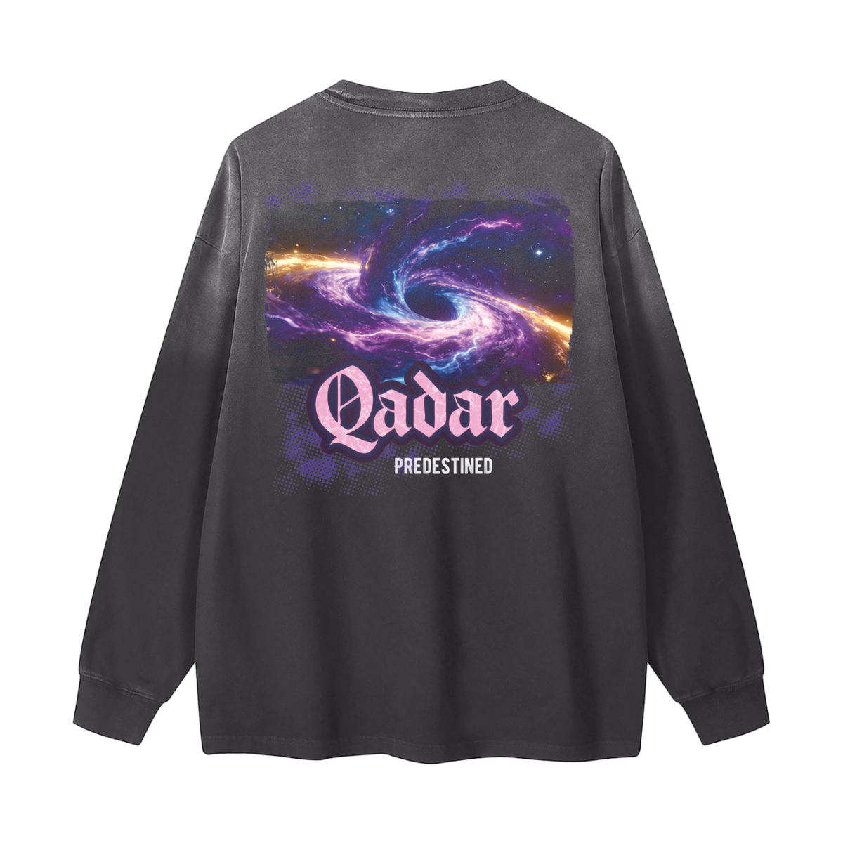 Qadar - Predestined | Myrenium Armour of Angels | Color Degradé Unisex Long Sleeve T-Shirt