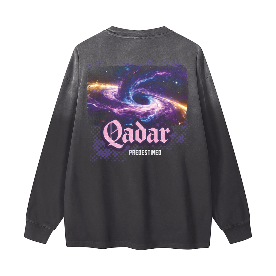 Qadar - Predestined | Myrenium Armour of Angels | Color Degradé Unisex Long Sleeve T-Shirt