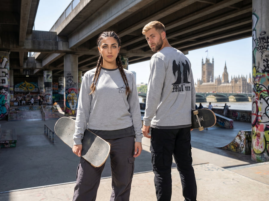 Mal'un — Cursed | Myrenium Armour of Angels | Unisex Long Sleeve