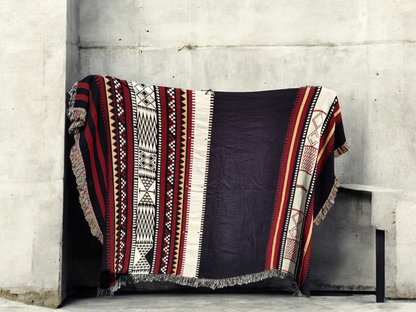 Al-Sadu Woven Blanket handcrafted traditional home décor throw
