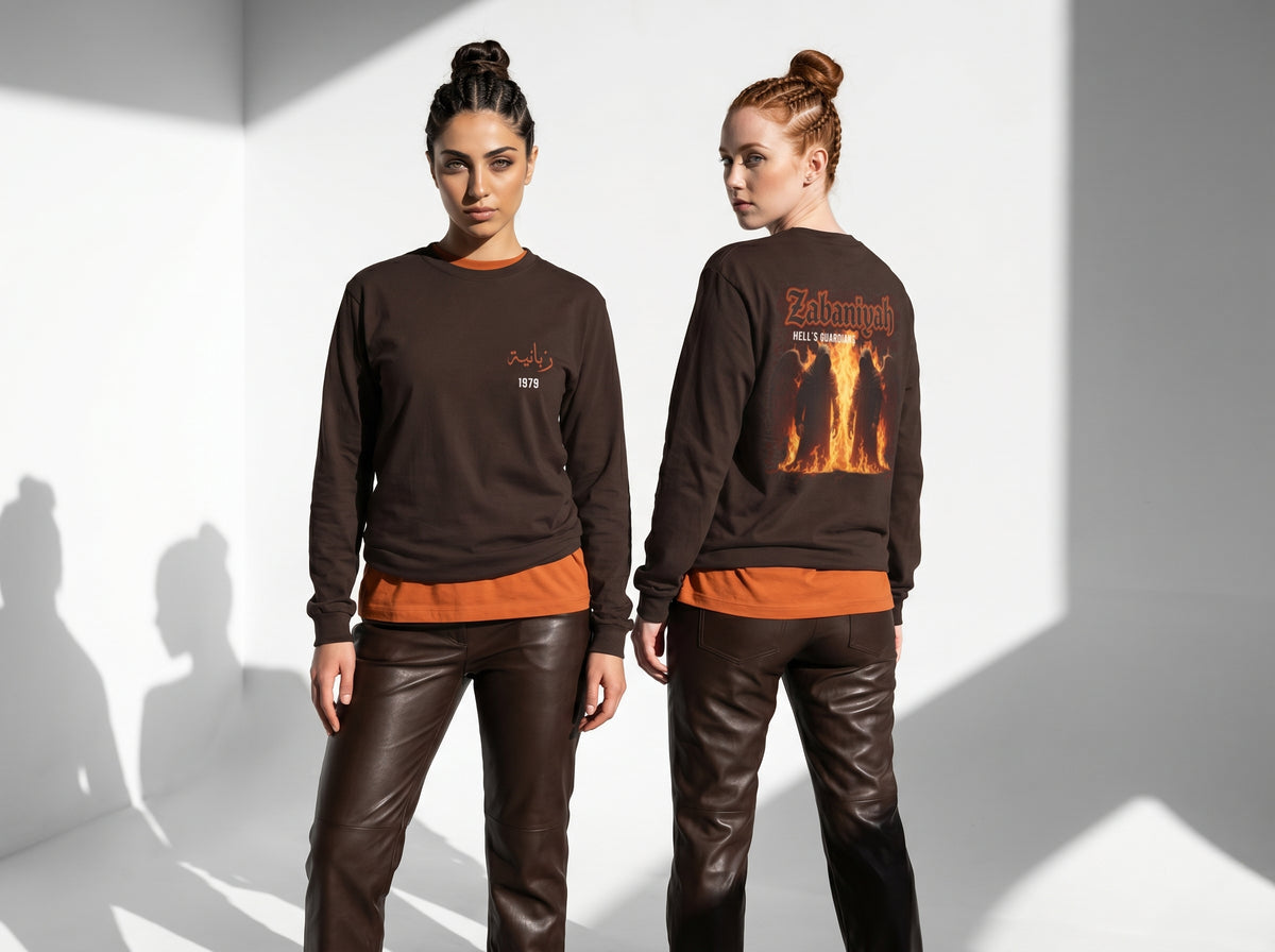 Zabaniyah — Hell's Guardians | Myrenium Armour of Angels | Unisex Long Sleeve