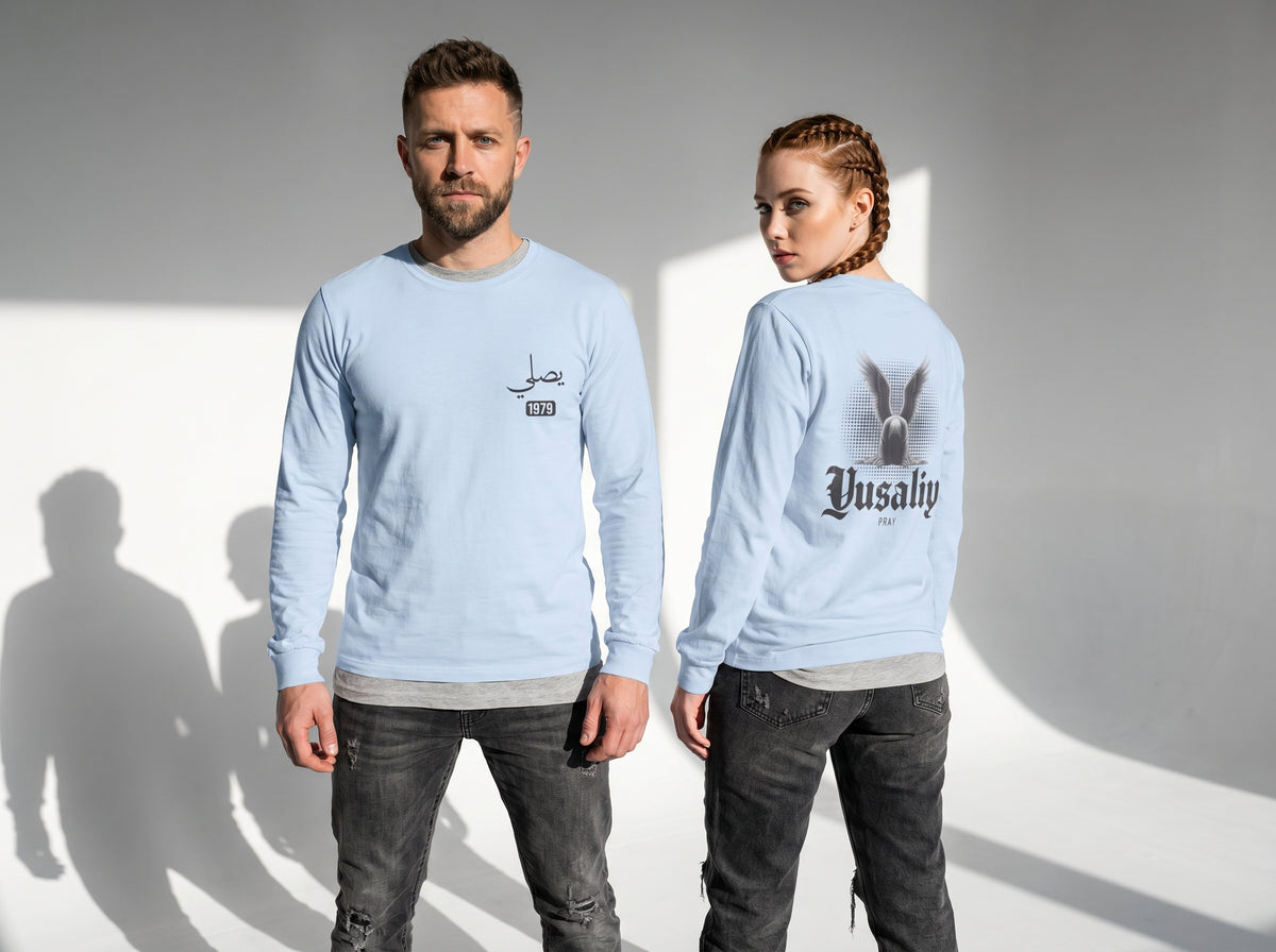 Yusaliy — Pray | Myrenium Armour of Angels | Unisex Long Sleeve