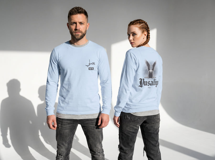 Yusaliy — Pray | Myrenium Armour of Angels | Unisex Long Sleeve